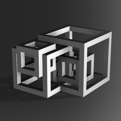Captura2.PNG STL file Cube Abstract・Model to download and 3D print