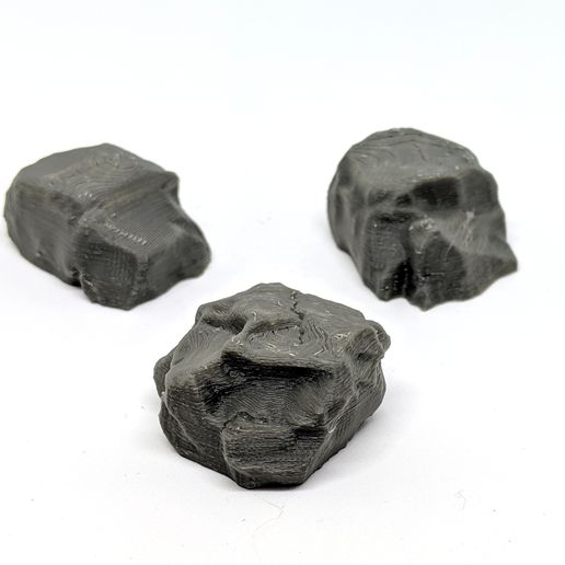 Robagon_Boulders_Flat_1Hex.jpg Boulders for Gloomhaven - Flat Top (1, 2, & 3 Hex)
