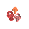 F12A-Mushroom-Polymer-Clay-Cutter-H12-o4.png Fichier STL Coupeur de champignons en pâte polymère・Modèle pour imprimante 3D à télécharger