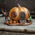 8.jpg STL file Pumpkin Cottage・3D printer model to download