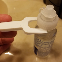 Capture d’écran 2017-09-20 à 11.14.19.png Free STL file Contact Lens Solution Bottle Cap Pry Tool・3D printable model to download