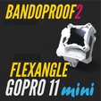 Bandproof2_GP11mini_GoPro9-12_FA-03.png BANDOPROOF 2 // FLEX ANGLE // HORIZONTAL CAM MOUNT // GOPRO 11 MINI