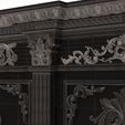 Wireframe-Mid-Boiserie-Classic-Panels-03-5.jpg Fichier 3D Boiserie Classique Panneaux et Artisanat Décoratif Bois 03・Design pour imprimante 3D à télécharger, Caspian3DWorld