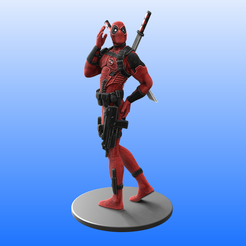 1 - Color.png STL-Datei Sexy Deadpool・3D-druckbare Vorlage zum herunterladen