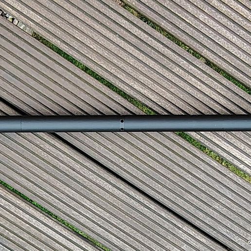 Aluminnium tube replacement for Bambulab Light Sword 3D model