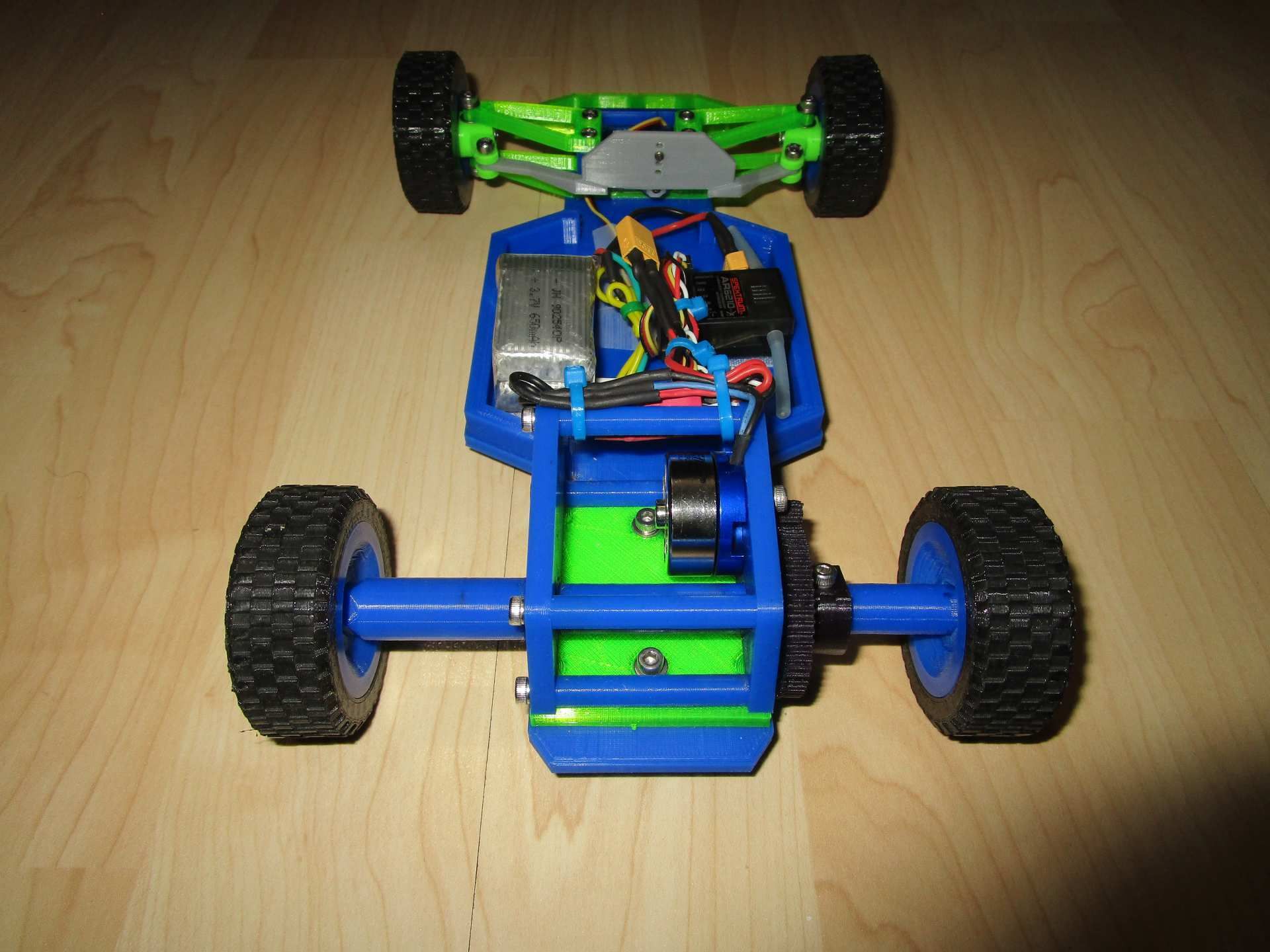 Download Free Stl File Fully 3d Printable 118 Rc Car Chassis That Doesnt Need Bearings • 3d 1583