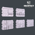 walls.png Fichier STL Space She-Hulk Interior - Action Boarding and Killer Team Terrain | Pre-Supported・Objet imprimable en 3D à télécharger