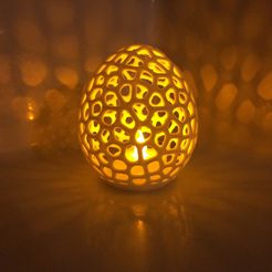 FullSizeRender_3.jpg Fichier STL gratuit Abat-jour LED Voronoi Egg・Plan pour imprimante 3D à télécharger