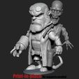 02.jpg Mini Hellboy with coat and CADAVER, PRINT IN PLACE