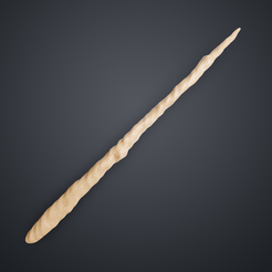 HP_hogwarts_legacy_wand_3Dprint.png Archivo 3D Varita del Legado de Hogwarts (Entera/Halves) Torcida・Design para impresora 3D para descargar