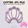 FLD20059_pag1.jpg Shell Polymer Clay Cutter | Digitale STL-Datei