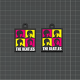 The-beatles-1.png The Beatles (One and Mirror Sided versions) Music Bands Keychains Collection - 4 Color 3MF for AMS Printers