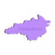 Kirovohrad_gelb.stl Ukraine Karte / Ukraine Map