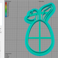 2.png Form for cookies and gingerbread Egg and rabbit ears