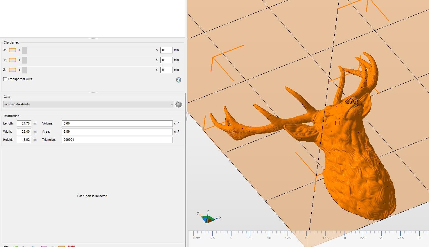 2022-01-22_00-00-09.jpg OBJ file Deer head・3D printing design to download, guninnik81