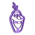 Olaf.stl STL file All high detailed cookie cutter sets (+150 cookie cutters)・3D printer model to download