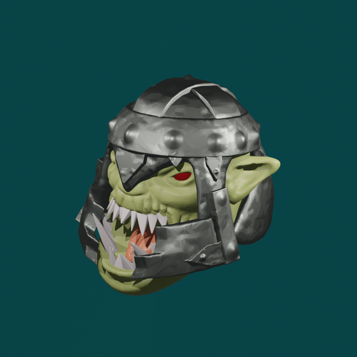 🛰 Realistic Sci-fi/Fantasy Ork heads with Helmets・ 3D File for 3D ...