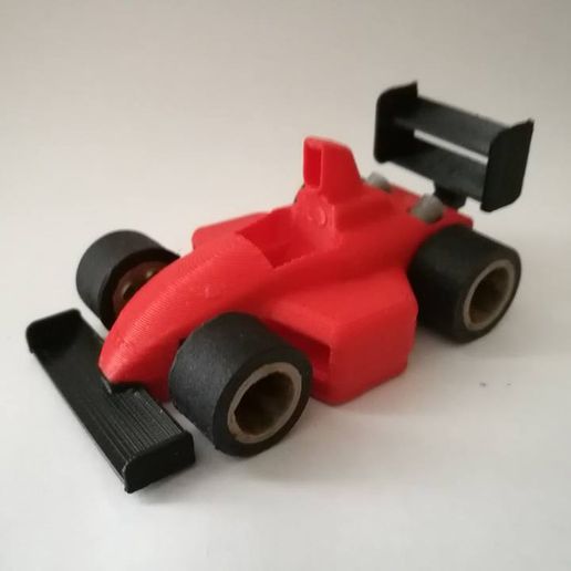 F1 toy art racecar car race design - 3D model önizlemesi