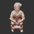 CaganerV1.PNG STL-Datei Caganer・3D-Druck-Idee zum Herunterladen