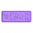 CARTEL.stl Letters and Numbers POKEMON (2 colors) Letters and Numbers | Logo