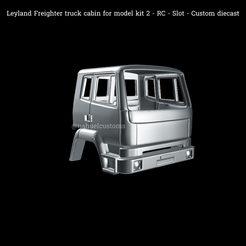 Nuevo-proyecto-2022-03-17T223303.002.png Fichier STL Cabine de camion Leyland Freighter pour modèle réduit 2 - RC - Slot - Custom diecast・Modèle imprimable en 3D à télécharger