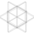 Binder1_Page_09.png Wireframe Shape First Stellation of The Rhombic Dodecahedron