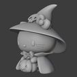 09.jpg Hello kitty figurine Halloween