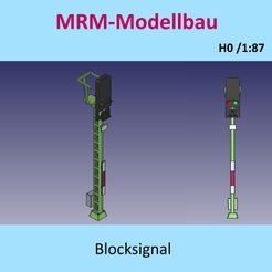 Blocksignal.jpg DB block signal - H0 kit