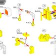 Build-Instruction2.jpg Free STL file Mini Figurine Guard 5cm・3D printing design to download