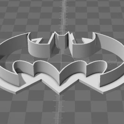 Batman cookie cutter 3D model