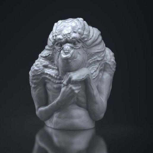 Sewers Creature Bust - 3D model önizlemesi