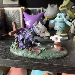 Cubone and Mother Statue