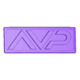 AVP_Plate.stl AvP Diorama / Bust - Alien VS Predator inspired original design