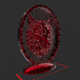 Screenshot_8.png Suspended - 3D Wolf - Thread Art STL