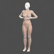 14.jpg Beautiful Woman -Rigged and animated for Unity