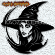 project_20231012_1100027-01.png pretty witch wall art halloween decoration witchy wall decor 2d art