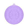 Mandala - Ornament.stl Mandala - Christmas Ornament