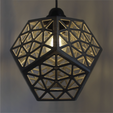 Silver-Light-On.png Platonic Forest Lamp Shade