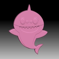 GrandmaShark.jpg Fichier STL SHAMPOING SOLIDE GRAND-MÈRE REQUIN ET MOULE POUR POMPE À SAVON・Modèle à télécharger et à imprimer en 3D