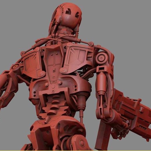 Снимок-79.jpg Terminator T-800 Endoskeleton Rekvizit T2 V2 High Detal