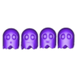 PacmanGhosts.stl Pac-Man Ghosts