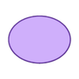 120x92_Plain_Oval_6x3.stl Plain Oval MagBase (3mm thick magnets)