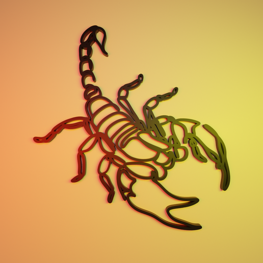 scorpio frame 3D model