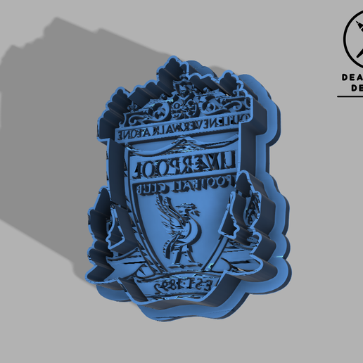 📛 Liverpool FC Badge FONDANT AND COOKIE CUTTER and Stamp FOR BAKING ...