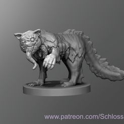 www.patreon.com/Schlossbauer Free STL file Innsmouth Cat・3D printer design to download, schlossbauer