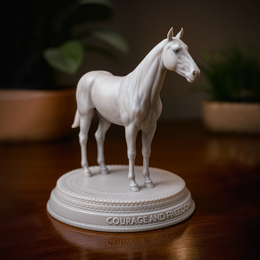 HORSE - The symbol of Courage & Freedom (Decor.)