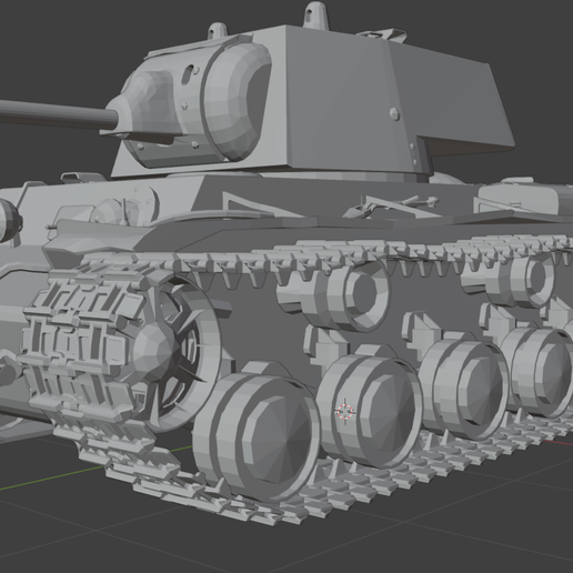 Tracks for KV-1 model 1/35 scale 3D model