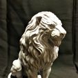 LION01.jpg Sitting Lion Statue
