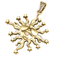 render-3.png PINGENTE DE SOL EXTRAVAGANTE MODELO 3D PRITABLE