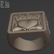 2.jpg Archivo STL Anillo corona corazón・Modelo de impresión 3D para descargar